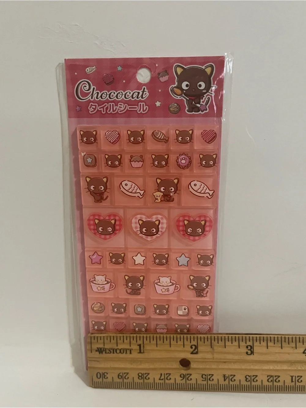 Sanrio Tile Sticker Sheet-CHOCOCAT